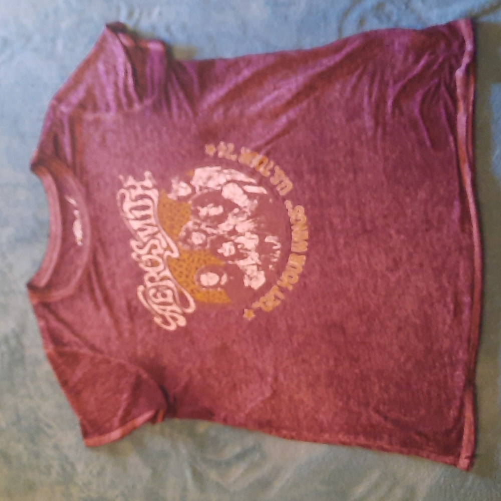 Torrid Aerosmith burnout tee sz0